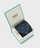 【SALE／15%OFF】TAKEO KIKUCHI 【BOX/LIMITED】フラワードットネクタイ&タイバーセット タケオキクチ ス…