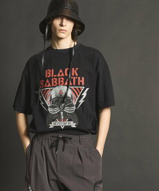 MAISON SPECIAL 【MA_Label】「Black Sabbath」Prime-Over Crew Neck T-shirt メゾンスペシャル トップス カットソー・Tシャツ ベージュ【送料無料】