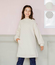 【SALE／30%OFF】組曲 KIDS 【110-140cm】ダイヤキルト ワンピース クミキョク ワンピース・ドレス ワンピース ホワイト グレー【送料無料】