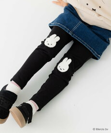 miffy ＜ミッフィー＞10分丈レギンス チルツー 靴下・レッグウェア レギンス・スパッツ グレー ブラック