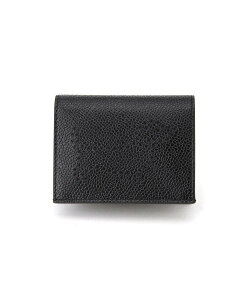 THOM BROWNE DOUBLE CARD HOLDER W/ PERFORATED HECTOR �g���u���E�� ���z�E�|�[�`�E�P�[�X ���h����E�J�[�h�P�[�X �u���b�N�y���������z