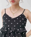 AS KNOW AS plusロゴプレート チェーンネックレス