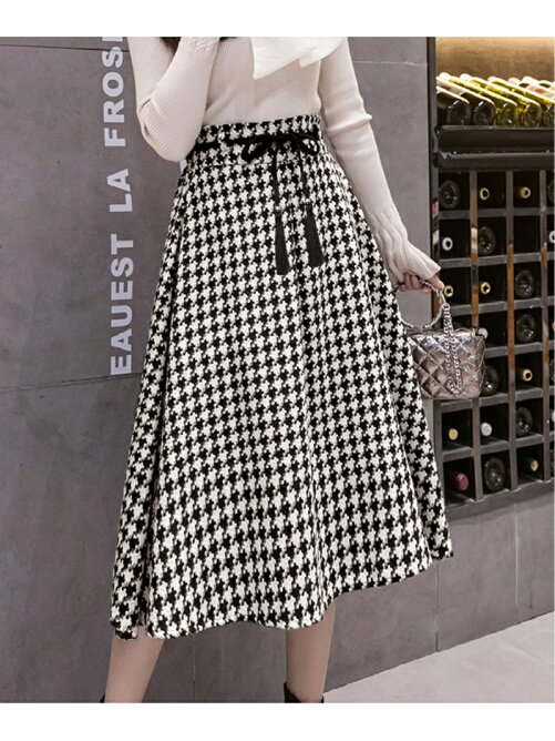 Grandeir ミモレ丈チェック柄ツイードフレアスカート Rakuten Fashion 楽天ファッション 旧楽天ブランドアベニュー Bx2850