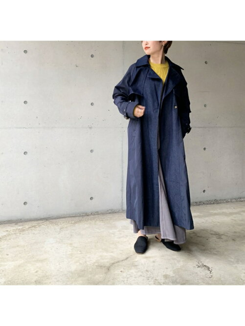 Thevon デニム切替トレンチコート Rakuten Fashion 楽天ファッション 旧楽天ブランドアベニュー Du0850