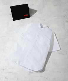 【SALE／30%OFF】URBAN RESEARCH ROSSO 『抗菌/消臭』『XXLサイズあり』ハイパフォーマンスバンドカラー半袖シャツ アーバンリサーチロッソ トップス シャツ・ブラウス ブラック ネイビー ホワイト グレー【送料無料】