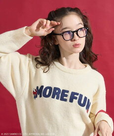 【SALE／31%OFF】FREAK'S STORE 「HELLO KITTY」 サガラ刺繍 ロゴ ニット 25AW フリークスストア トップス ニット ネイビー レッド ホワイト【送料無料】