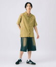 ヒゲブラスト オーバーダイ デニム ショートパンツ
