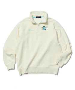 SILAS REEBOK x SILAS HALF ZIP SWEATSHIRT �T�C���X �g�b�v�X �X�E�F�b�g�E�g���[�i�[ �l�C�r�[ �z���C�g �u���b�N�y���������z