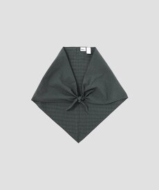 MHL. TINY GINGHAM COTTON SCARF マーガレット・ハウエル ファッション雑貨 スカーフ・バンダナ ブラック グリーン【送料無料】