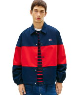 【SALE／40%OFF】TOMMY JEANS カラーブロックオーバーシャツ トミーヒルフィガー トップス その他のトッ…