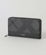 【SALE／31%OFF】BLACK LABEL CRESTBRIDGE カルゼシャドークレストブリッジチェックラウンドジップウォレ…