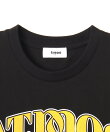 atmos pink College Logo T-shirt BLACK