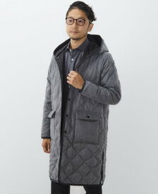 【SALE／50%OFF】MEN'S MELROSE 【TAION/タイオン】【MEN'S MELROSE別注】TAION CITY LINEロングダウンコート メンズメルローズ ジャケット・アウター ダウンジャケット・ダウンベスト グレー ネイビー【送料無料】