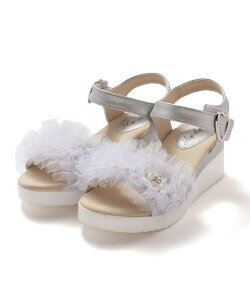 �ySALE�^50%OFF�zSLAP SLIP �L���L�������キ����`���[�����ԃ��`�[�t�t���E�F�b�W�\�[���T���_��(16~21cm) �x�x �I�����C�� �X�g�A �V���[�Y�E�C �T���_�� �p�[�v�� �O���[