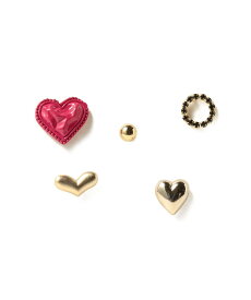 BEAMS HEART WOMEN BEAMS HEART / 5セット ミックスハート ピアス ビームス ハート アクセサリー・腕時計 ネックレス ピンク ブルー