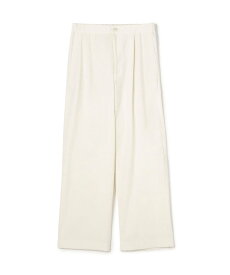 MACPHEE コットンコーデュロイ タックストレートパンツ トゥモローランド パンツ その他のパンツ ネイビー ホワイト【送料無料】