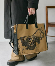 ear PAPILLONNER sampo×earホーストートバッグ《A4サイズ対応》 イア パピヨネ バッグ トートバッグ ベージュ【送料無料】