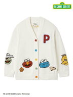 【SALE／30%OFF】gelato pique 【SESAME STREET】エアリーモコアップリケカーディガン ジェラートピケ イ…