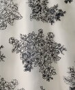 ブーケ刺繍オーガンジースカート