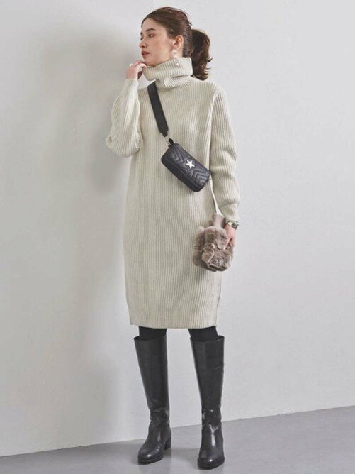 United Arrows Uwscアゼタートルニットワンピース Rakuten Fashion