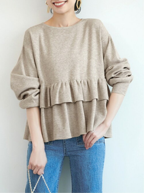Coca 裾フリルフレアニットトップス Rakuten Fashion 楽天ファッション 旧楽天ブランドアベニュー Bq0854 Coca 裾フリルフレアニットトップス Rakuten Fashion 楽天ファッション 旧楽天ブランドアベニュー Bq0854