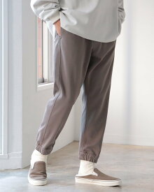 【SALE／50%OFF】B:MING by BEAMS B:MING by BEAMS / ストレッチ ツイルジャージ イージーパンツ ビームス アウトレット パンツ その他のパンツ ブラック ベージュ【送料無料】