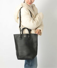 【SALE／15%OFF】YOUNG & OLSEN The DRYGOODS STORE YOUNG&OLSEN/EMBOSSED LEATHER HAVERSACK M トートバッグ ショルダーバッグ セットアップセブン バッグ トートバッグ グレー グリーン ベージュ ブラック ブラウン【送料無料】