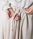 フレアマキシスカート<大きいサイズ有>シックスタイル