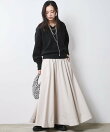フレアマキシスカート<大きいサイズ有>シックスタイル