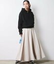 フレアマキシスカート<大きいサイズ有>シックスタイル