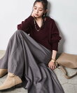 フレアマキシスカート<大きいサイズ有>シックスタイル