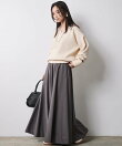 フレアマキシスカート<大きいサイズ有>シックスタイル