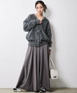 フレアマキシスカート<大きいサイズ有>シックスタイル