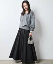 フレアマキシスカート<大きいサイズ有>シックスタイル
