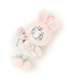 mezzo piano Junior エンジェルベリエちゃん キラキラぬいぐるみチャーム ナルミヤオンライン ファッション雑貨 その他のファッション雑貨 ピンク【送料無料】