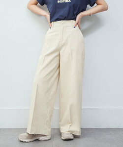Chillfar �y24aw-ch305�zChillfar ���C�h�`�m�p���c �`���t�@�[ �p���c �`�m�p���c �J�[�L�O���[�� �x�[�W�� �z���C�g �l�C�r�[ �u���b�N�y���������z