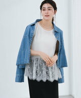LAKOLE アソート裾レイヤードノースリーブ ラコレ トップス ノースリーブ・タンクトップ ホワイト ブラック