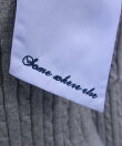 刺繍入りボウタイリボンドッキングニットトップス