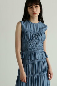 【SALE／60%OFF】JILL STUART ◆ギャザーパイピングブラウス ジルスチュアート トップス シャツ・ブラウス ブルー ブラック イエロー【送料無料】