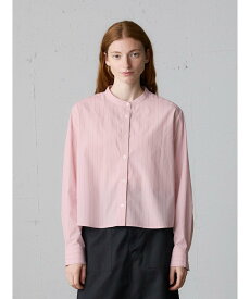 MidiUmi MidiUmi パターンショートシャツ マーコート トップス シャツ・ブラウス ピンク ネイビー ブルー ブラック【送料無料】