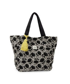 SHOO・LA・RUE インド製ジャカードランチトートバッグ シューラルー バッグ トートバッグ グリーン ブルー ブラック ベージュ