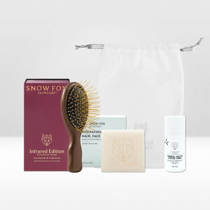 SNOW FOX SKINCARE ���ԊO���u���V&�w�A�P�A�Z�b�g �X�m�[ �t�H�b�N�X �X�L���P�A ���܁E�M�t�g�E���̑� �M�t�g�Z�b�g�y���������z
