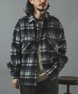 シャギーチェック CPO シャツジャケット