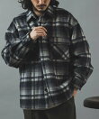 シャギーチェック CPO シャツジャケット