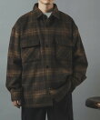 シャギーチェック CPO シャツジャケット