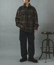 シャギーチェック CPO シャツジャケット