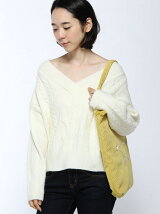 BROWNY STANDARD/(L)ふわもちオフショルセーター