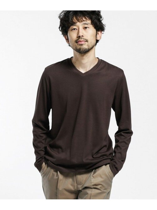 Nano Universe 汗染み防止 Anti Soaked ヘビーvネック 長袖 Rakuten Fashion 楽天ファッション 旧楽天ブランドアベニュー Bh3856