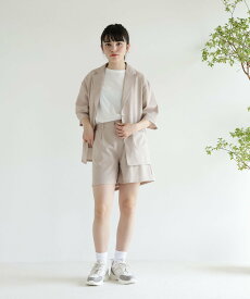 【SALE／10%OFF】GLOBAL WORK (K)オトナミエセットアップSS/A グローバルワーク トップス シャツ・ブラウス ブラウン ベージュ【送料無料】