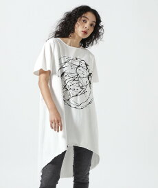 ROYAL FLASH KMRii/ケムリ/Over Sized Cut ロイヤルフラッシュ トップス カットソー・Tシャツ ブラック ホワイト【送料無料】